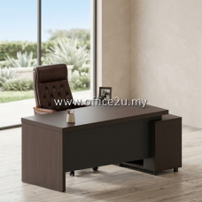 WPL-1814 : WOODPLUS SERIES EXECUTIVE TABLE SET C/W SIDE CABINET